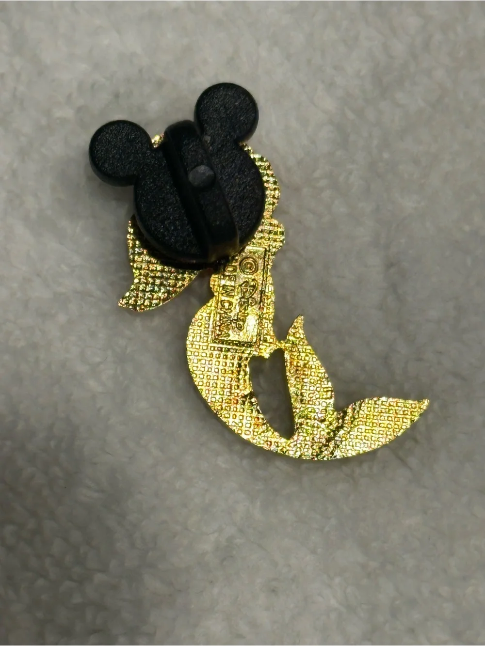 Disney Ariel Enamel Pin - Red Hair, Teal Tail, Green Fins, Purple Top